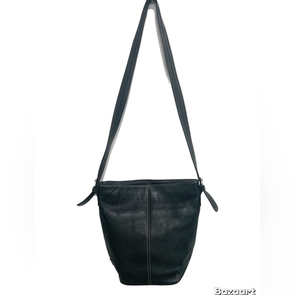 Tignanello Dark Leather Crossbody Bag - Picture 2 of 8